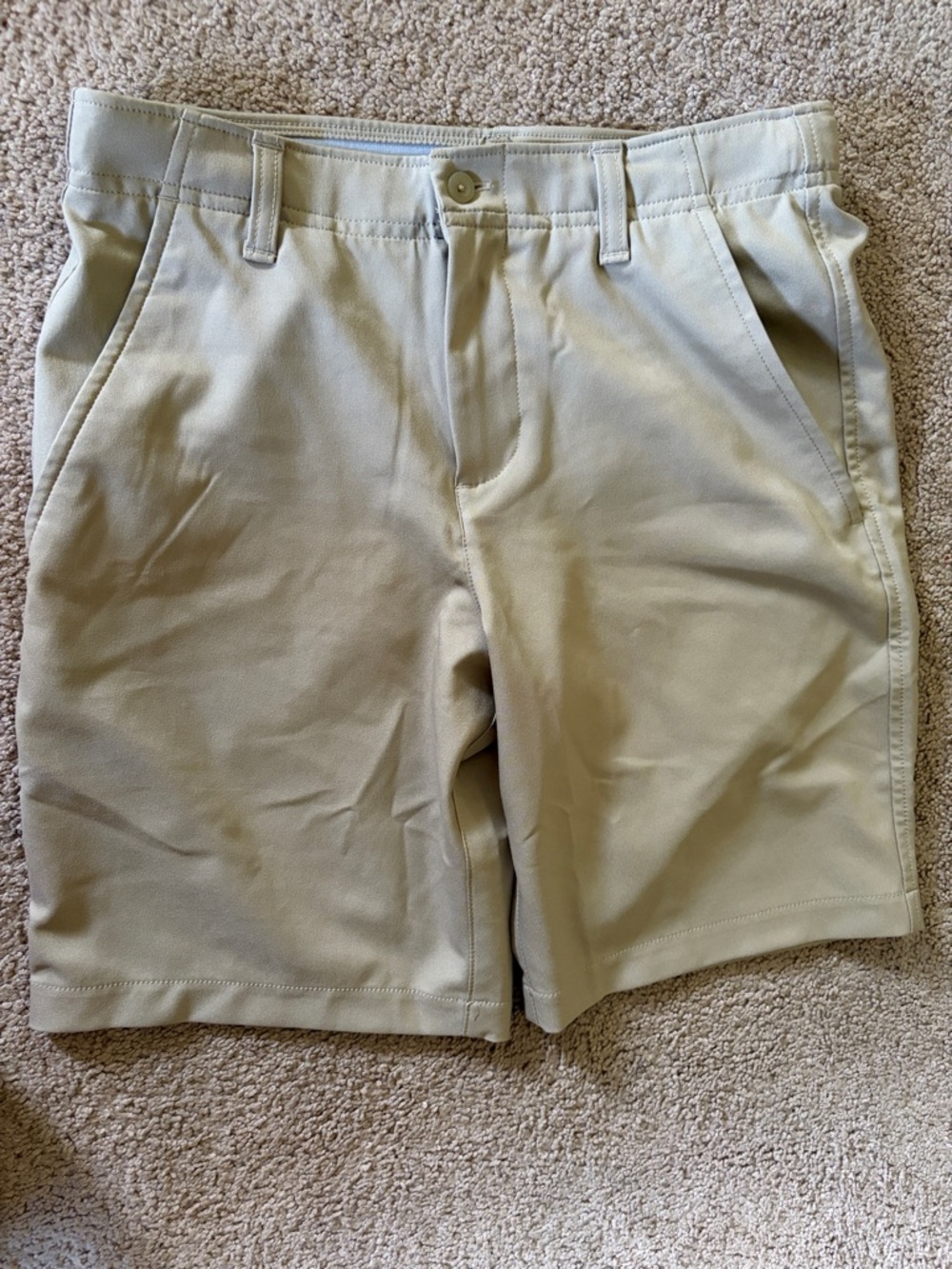 Under Armour Kids looks like khaki, but is like sport wear feel